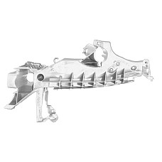 Centura/Grinda/Intarirea centurii Headlight reflector mounting header panel R lower part plastic AUDI A4 B8 11.11-05.16 OE VW 8K0 805 608B