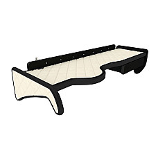 Raft interior cabina ofer Raftul cabinei cabina ingusta M L XL LX XLX lung Panou LED lumina alba sertar suplimentar sub blatul mesei lung culoare: sampanie serie: ELEGANCE MAN F-CORE F-CORE FT21 CHAMP