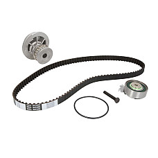 Set pompa apa + curea dintata Set de sincronizare curea + scripete + pompa de apa CHEVROLET AVEO / KALOS DAEWOO CIELO KALOS LANOS FSO LANOS 1.3/1.4/1.5 04.95- AISIN AISTKO-909A
