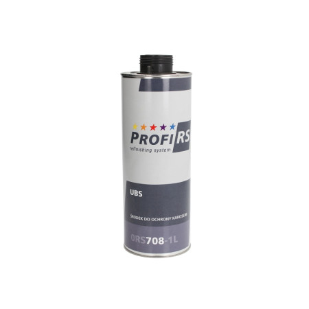 Protectie impotriva coroziunii Sigiliu de sub corp protectie 1l 1124kg destinat pentru: caroserie culoare negru tip de pulverizare: pistol pentru a fi utilizat in camere bine ventilate si manusi de siguranta PROFIRS 0RS708-1L