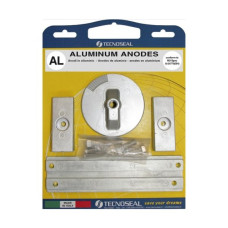 Kit anodic Anode set aluminium intended use: drinking water/salt water MERCRUISER/MERCURY Verado 4 TECNOSEAL TENKITVERADO4AL