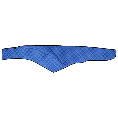 Material pentru plansa de bord Covoras de bord cabina lata 250 cm albastru Piele matlasata EKO ECO-LEATHER Q MERCEDES ACTROS MP4 / MP5 07.11- F-CORE F-CORE FD04 BLUE