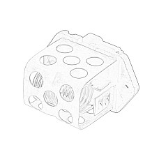 Reglaj, suflanta de interior Rezistenta GMV OE RENAULT 77 01 206 244