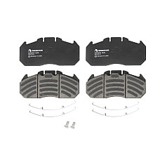 Set placute de frana Spate MAN TGA RVI ILIADE MAGNUM PREMIUM IRISBUS ACCESS BUS 127 ARWAY AXER CITELIS CROSSWAY D0836LF41-MIDR06.24.65C/42 04.96- MERITOR MER MDP5073SK