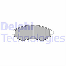 Set placute de frana Fata CHEVROLET AVEO / KALOS 1.2-1.5 05.03- DELPHI LP3594