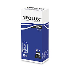 Bec, semnalizator Light bulb Cardboard 2pcs W5W 24V 5W W21X95D NEOLUX NLX507 K10SZT