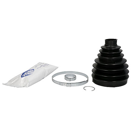 Ansamblu burduf, articulatie planetara Burduf cauciuc cap planetara Fata/exterior fi: 30/100 lungime130 set CITROEN C8 PEUGEOT 807 RENAULT ESPACE IV 2.0/2.0D/2.2D 06.02- SASIC SAS1904016