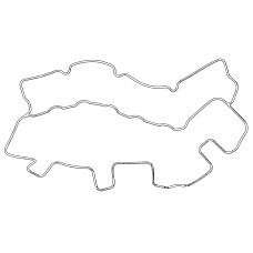 Garnitura, capac supape Rocker cover gasket PERKINS PERKINS U20996130