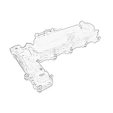 Culbutor Capac Rocker cover gasket stopper DS DS 4 DS 5 DS 7 CITROEN C4 GRAND PICASSO II C4 II C4 PICASSO II C4 SPACETOURER C5 AIRCROSS C5 III DS4 DS5 GRAND C4 SPACETOURER JUMPER 2.0D 04.09- OE PEUGEOT 9806147980