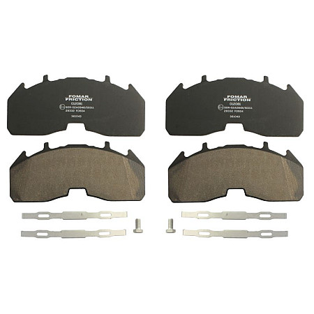 Set placute de frana Fata/Spate MERITOR numar WVA: 29332  SCANIA LPGRS DC07.108-OC13.101 09.16- ROULUNDS RL012081