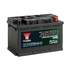 Acumulator Pornire Battery YUASA 12V 75Ah/730A Active Leisure &amp; Marine EFB R+ standard 278x175x190 B13 deep cycle/dual purpose/efb YUASA L28-EFB