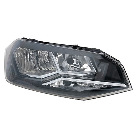Far Lampa frontala Dreapta H7/H7 electric cu motor VW POLO VI TYC TYC 20-16445-05-2