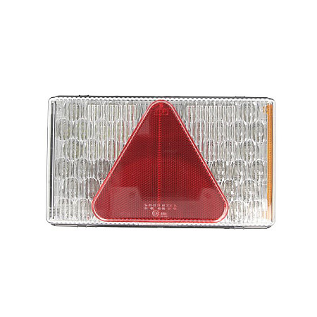 Stop spate Rear lamp R MULTI LED LED 24V with indicator with fog light reversing light with stop light parking light triangular reflector side clearance ASPOCK A24-7730-707