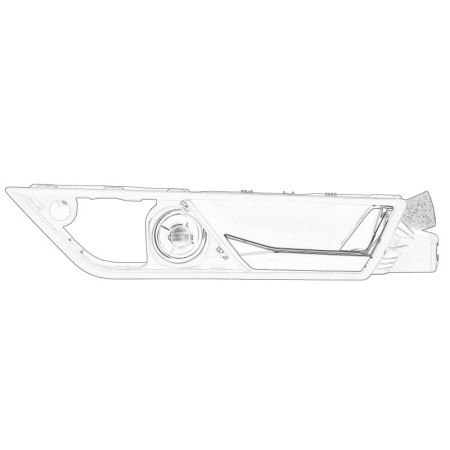 Maner usa Fata Dreapta interior cromat SKODA FABIA III 1.0-1.6 08.14- OE SKODA 6V0 837 222A2ZZ