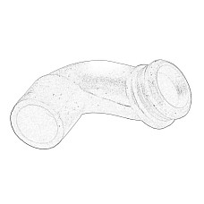 Furtun, aerisire chiulasa Furtunul de separare a respiratiei motorului MERCEDES C W202 C T-MODEL S202 E W124 E W210 E T-MODEL S124 E T-MODEL S210 G W463 S W140 2.0D-3.0D 05.93-03.02 OE MERCEDES 606 016 04 81