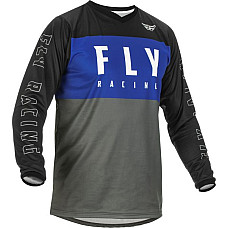 Camasa off-road T-shirt off road FLY RACING F-16 colour neagra/blue/grey size XXL FLY FLY 375-9212X