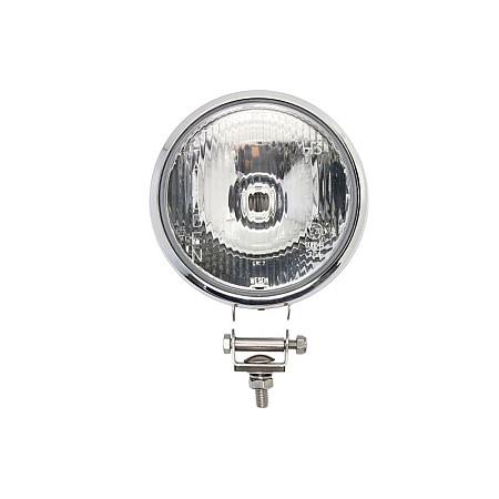 Far Universal headlamp L/R long-range H3 12/24V diameter 160mm transparent metal chrome WESEM 0611.44910.02