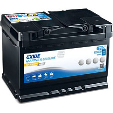 Baterie de alimentare Acumulator EXIDE 12V 70Ah/760A AGM EQUIPMENT MARINE/RV R+ standard 353x175x190 B13 agm/ciclu profund/rezerva EXIDE EQ600