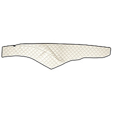 Material pentru plansa de bord Covoras de bord cabina lata 250 cm sampanie Piele matlasata EKO ECO-LEATHER Q MERCEDES ACTROS MP4 / MP5 07.11- F-CORE F-CORE FD04 CHAMP