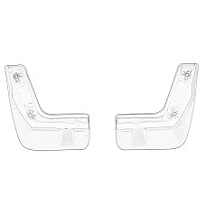 Aparatoare de noroi Mud flaps rear HYUNDAI i30 PD 02.17-09.18 HYUNDAI G4460ADE30