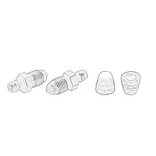 Surub aerisire, etrier frana Caliper aerisire IVECO IVECO DAILY 2 buc incluse! M10 OE IVECO 42555415