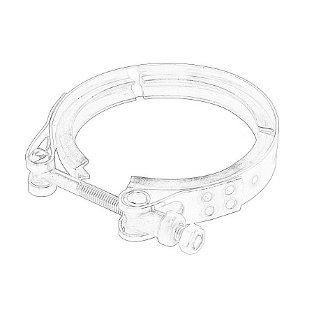 Set montare, sistem de esapament Manifold elements clasp IVECO STRALIS TRAKKER X-WAY OE IVECO 500305816