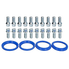 Trusa de montare a jantei de aliaj Fitting kit TX 76x571 B M14x15x27 K17 1 kit / 4 wheels - B/N qty 20 MAK MAK 8000000034