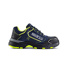 Protectia picioarelor SPARCO incaltaminte de protectie ALLROAD marime: 40 categorie de protectie: S3 SRC material: microfibra / nailon culoare: albastru navy/galben botul: compozit SPARCO TEAMWORK 07528 BMGF/40