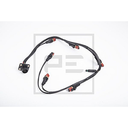 Cablu electric Fir de cablu pentru injectoare 135mm 12 pin IVECO PETERS 020.680-00