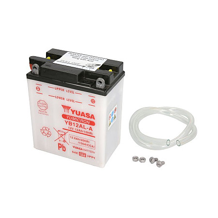 Acumulator Pornire yuasa Acumulator 12V 12Ah 165a dimensiunea socul de curent 136x82x162 cantitate de electrolit 0.75 poli + / aerisire P / L YUASA YB12AL-A YUASA