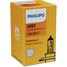 Bec incandescent Bec cutie 1buc HS1 12V 35W PX43T Vision Moto DERBI BOULEVARD GASGAS EC GILERA DNA HUSABERG FE HUSQVARNA SM SMR TE MALAGUTI MADISON PASSWORD SPIDERMAX 200207-200712 PHILIPS PHI 12636C1