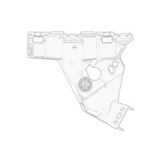 Suport, bara protectie Bumper mount front L  OPEL ASTRA J GTC 1.4-2.0D 10.11-10.20 OE OPEL 13350884