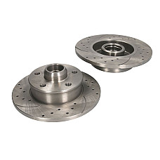 Disc frana Brake disc set 2 pcs. 2pcs SPEEDMAX full Cut-Drilled rear  L/R outer diameter 226 mm thickness 99 mm SEAT TOLEDO I VW CORRADO GOLF III PASSAT B3/B4 1.6-2.9 06.91-04.99 SPEEDMAX 5201-01-0211PTUOTUV