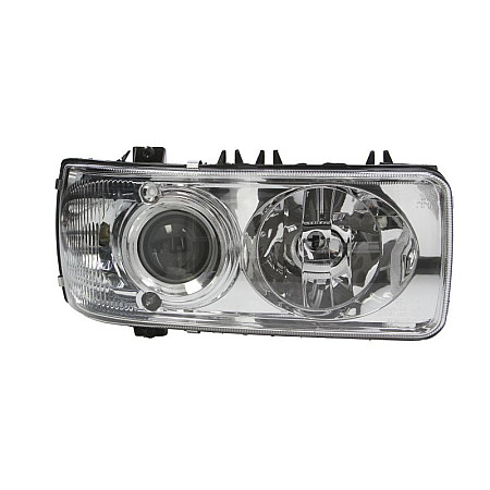Far Lampa frontala Dreapta D2S/H1/PY21W/W5W electric cu motor culoare insert: cromat culoare semnalizator: alb DAF CF 65 CF 75 CF 85 XF 105 XF 95 01.01- TRUCKLIGHT HL-DA005R