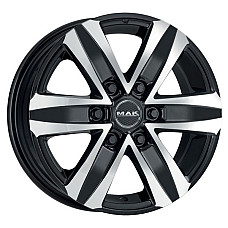 Janta aliaj PKW Verificati kit-ul de montare al jantei 75x17 6x130 CH 841 ET: 60 Janta aluminiu  MERCEDES SPRINTER 35-T B906 SPRINTER 35-T B907 02.95- MAK Stone6 W Oglinda neagra MAK F75706SBM60M5