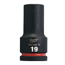 "Tubulare si accesorii Socket impact Hexagonal 3/4"" metric size: 19 mm" MILWAUKEE 4932480379