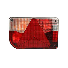 Stop spate Rear lamp L BBSN 830 P21 5W P21W PY21W 12V with indicator fog light stop parking triangular reflector connector Bayonet 5PIN JOKON 102110010