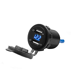 Adaptor, bricheta USB socket DC 12-24V DC 5V/3.1A Motorcycle 4 RIDE ERCL-MUS010