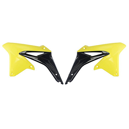 Kituri de plastic Radiator covers colour Black/Yellow SUZUKI RM-Z 450 2008-2017 CEMOTO 8412500008 CEM