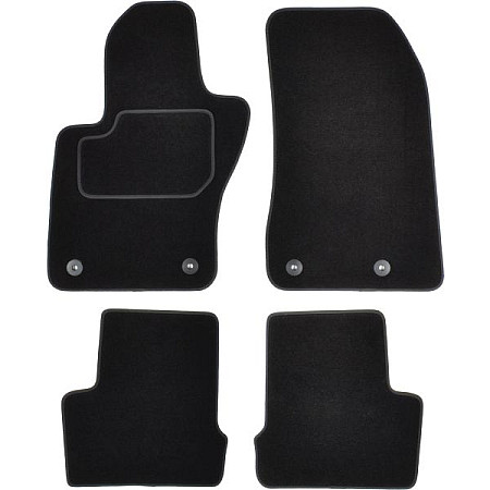 Covoras podea textil Covorase velur 4 buc set fata spate culoare negru fits JEEP RENEGADE 0714 Off road SUV MAMMOOTH MMT A041 JEP57 PRM 01