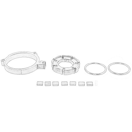 Set de reparaie, pompa de ulei Oil pump repair kit CHEVROLET AVEO CRUZE TRAX OPEL ADAM ASTRA J ASTRA J GTC CASCADA CORSA D CORSA E INSIGNIA A MERIVA B MOKKA / MOKKA X ZAFIRA C 1.2-1.4LPG 09.09- OE OPEL 25199823