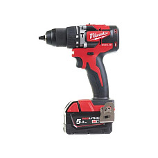 Surubelnita burghiu Drill-screwdriver impact power supply: battery-powered M18 CBLPD-502C 15-13mm voltage: 18V maximum torque: 60Nm 2 x 5 Ah Li-Ion MILWAUKEE 4933464558