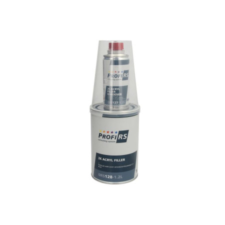 Grund / Primere Grund acrilic alb 11L intaritor tip de pulverizare: pistol proportii: 5:1 aplicatie pentru suprafata: Caroseria auto PROFIRS 0RS128-1.2L