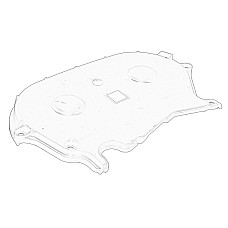 Capac, curea dintata Timing cover top ALFA ROMEO 159 BRERA SPIDER LANCIA DELTA III 1.8 01.09-08.14 OE FIAT 55229620