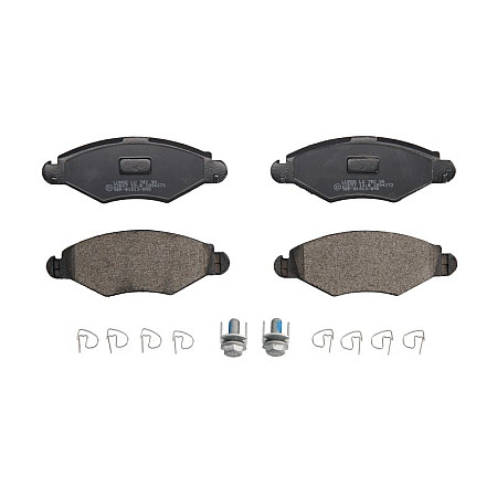Set placute de frana Fata cu suplimente PEUGEOT 206 206+ 306 1.1-1.9D 04.93- BRECK 23597 00 702 10