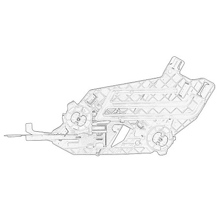 Suport far Headlamp frame R SKODA OCTAVIA II 06.07-06.13 OE SKODA 1Z0 941 464A