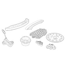 Chit lant de distributie Reper inlocuit de codul 13 0C 110 53R OE RENAULT 13 0C 121 27R