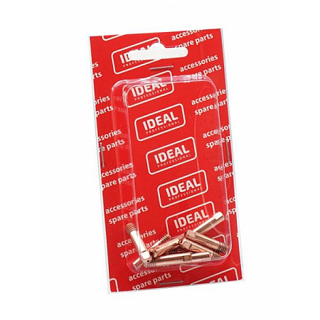 Accesorii si materiale pentru sudare Aparat pentru sudura debitare cu plasma lipit / Accesorii si materiale pentru sudura 12mm M6 lungime: 25mm ambalaj blister cantitate per impachetare: 10buc destinat pentru: clema de sudura MIG IDEAL 103.4139/10