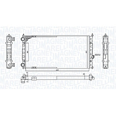 Radiator, racire motor Radiator motor Manual  SEAT CORDOBA CORDOBA VARIO IBIZA II IBIZA III VW CADDY II CADDY II/MINIVAN POLO POLO III CLASSIC 1.2-2.0 MAGNETI MARELLI 350213187800