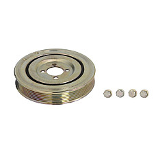 Fulie curea, arbore cotit Crankshaft pulley number of ribs: 6 with bolts ALFA ROMEO MITO CHEVROLET AVEO CITROEN NEMO NEMO/MINIVAN FIAT 500 500 C 500L 500X DOBLO DOBLO CARGO FIORINO 1.0H-1.8 09.00- SNR DPF358.09K1